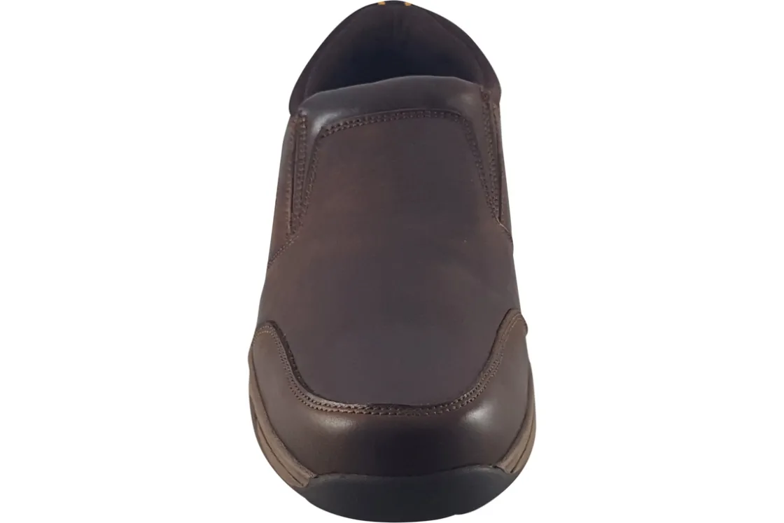 Hush Puppies Apron Toe | Mens Shoes<Donald Slip On Mens Leather Shoes
