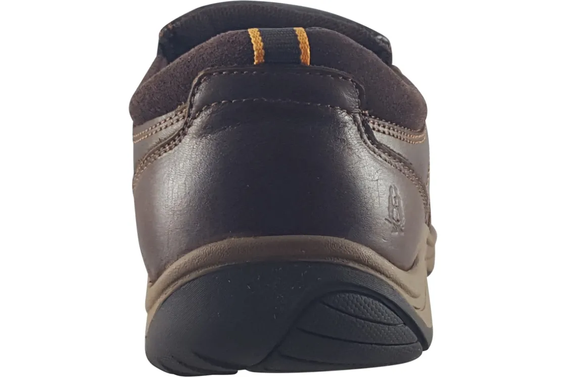 Hush Puppies Apron Toe | Mens Shoes<Donald Slip On Mens Leather Shoes