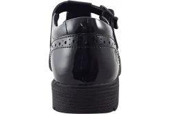 Hush Puppies Junior Girls | Senior Girls<Paloma T-Bar Black Girls Leather School Shoes