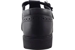 Hush Puppies Junior Girls | Senior Girls<Paloma T-Bar Black Girls Leather School Shoes