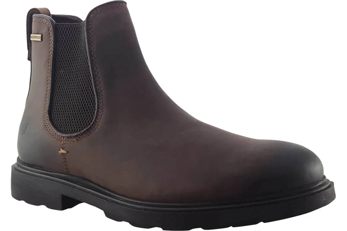 Hush Puppies Plain Toe | Mens Boots<Preston Mens Waterproof Leather Chelsea Boot
