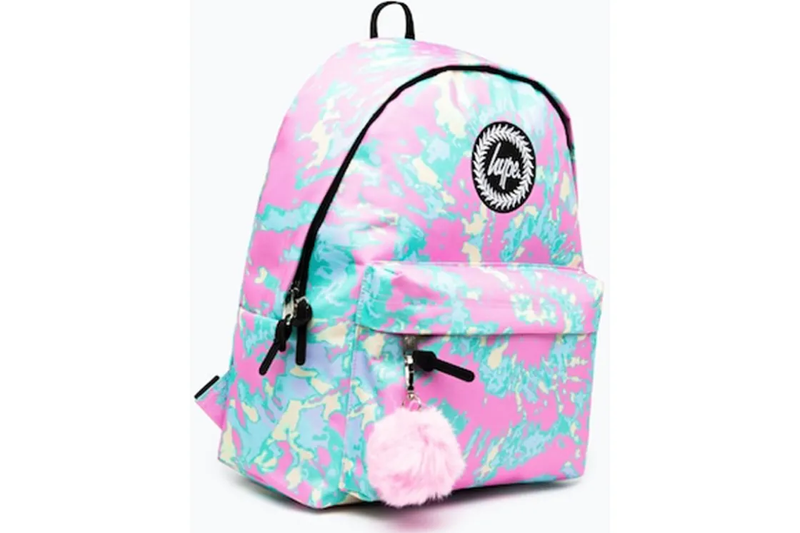 Hype School Bags<AMZBS013 Collage BackPack Pastal Collage/School Bags