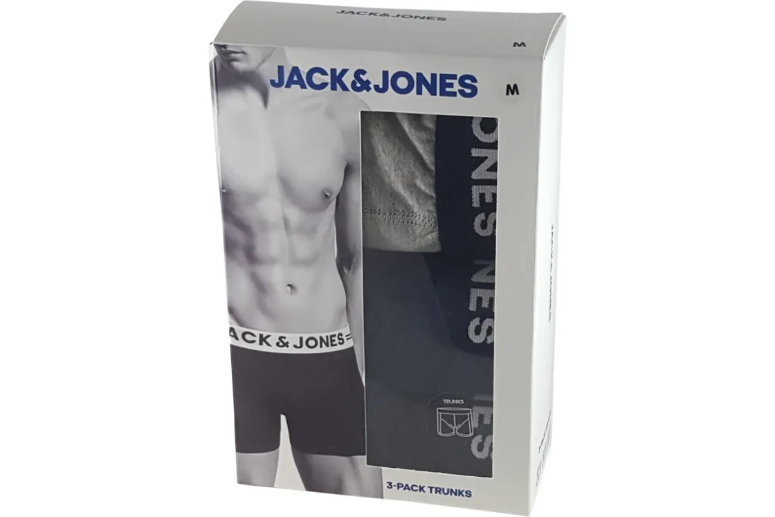 Jack Jones Mens Accessories<Anthony Trunks 3PK 12160750 Mens Underwear