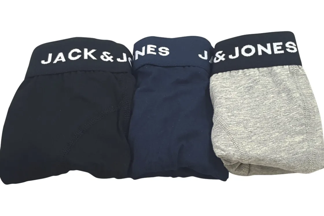 Jack Jones Mens Accessories<Anthony Trunks 3PK 12160750 Mens Underwear