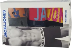Jack Jones Mens Accessories<Crazy Solid Trunk 3 Pack 12151349 Mens Underwear