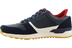 Jack Jones Mens Shoes | Apron Toe<Gower Sneaker 12200056 Navy Blazer White Mens Fashion Trainers