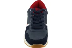 Jack Jones Mens Shoes | Apron Toe<Gower Sneaker 12200056 Navy Blazer White Mens Fashion Trainers
