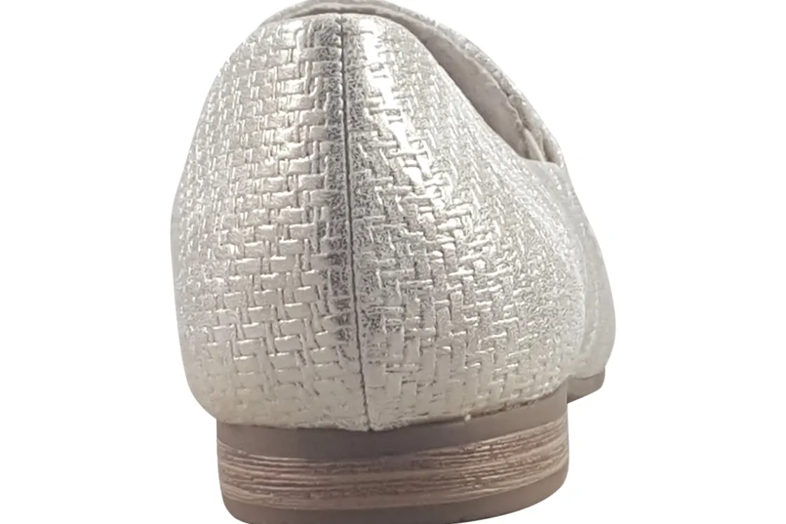 Women Jana Softline Womens Shoes | Womens Loafers<Colley 24264-42 Womens Shoes Gold Metallic