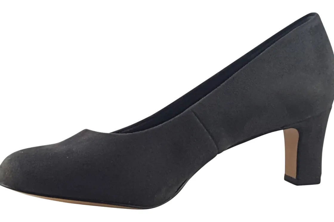 Women Jana Softline Womens Shoes<Laurie Suede 22470-41 (Wide Fit) Womens Suede Effect Shoes