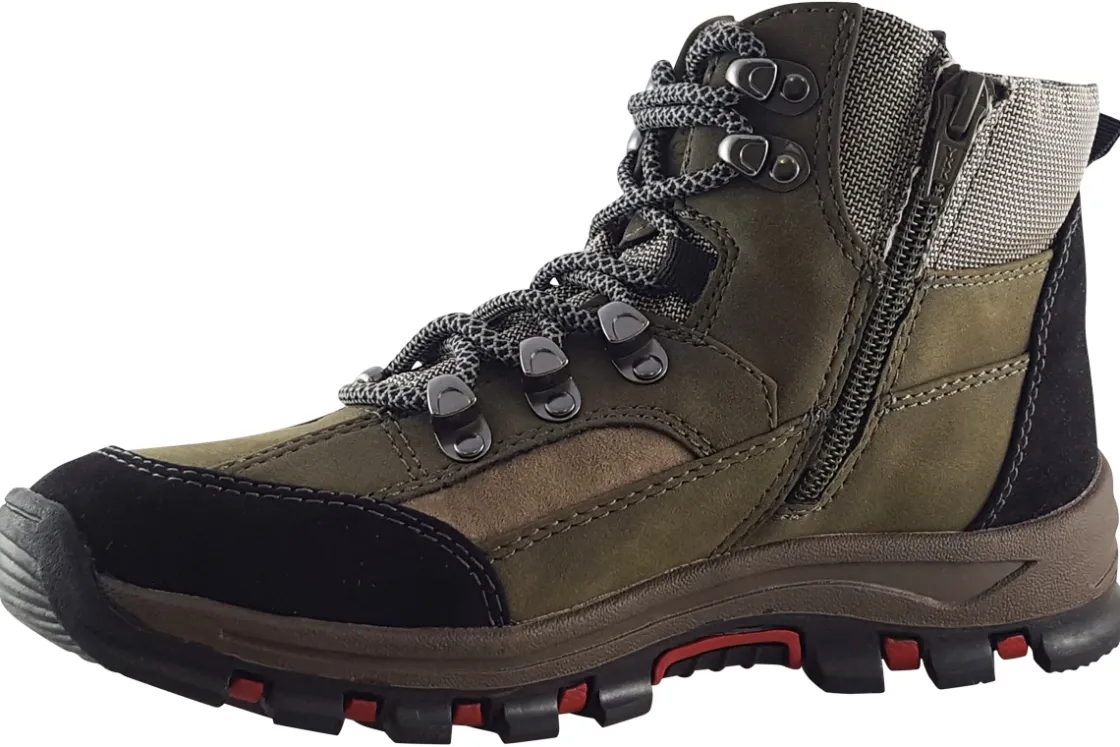 Women Jana Softline Womens Boots<Sally-Anne 26276-29 (Wide Fit) Womens Water Resistant Ankle Boots