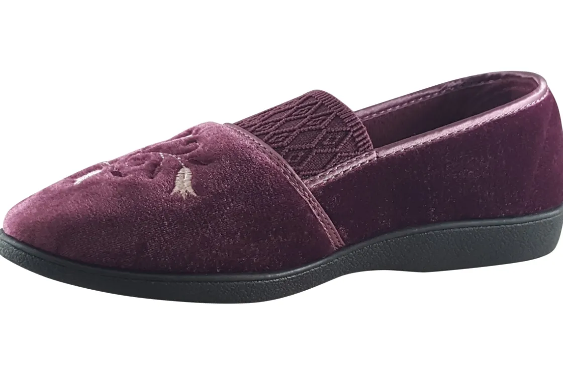 Women Jo & Joe Womens Slippers<Enid Womens Velour Slippers