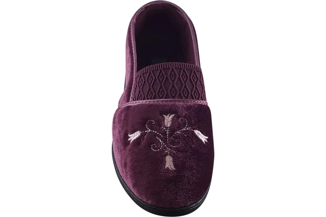 Women Jo & Joe Womens Slippers<Enid Womens Velour Slippers