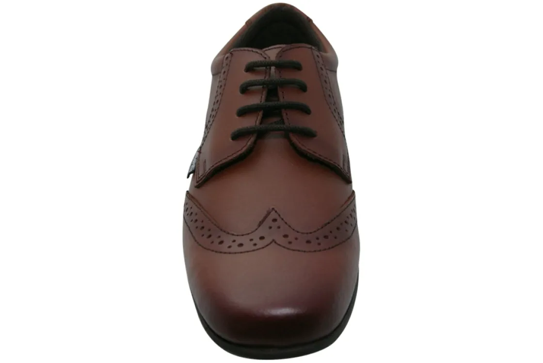 BOY Lambretta Boys Shoes<Tomkin Brogue Boys Leather Shoes