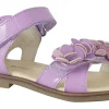 Lea Lelo Velcro | Podiatrist Approved<Emily Sdl 61016 Girls Leather Patent Sandals