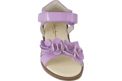 Lea Lelo Velcro | Podiatrist Approved<Emily Sdl 61016 Girls Leather Patent Sandals