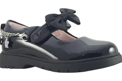 Lelli Kelly Junior Girls | Velcro<Anastasia Bracelet LK8522 Girls Leather Patent School Shoes