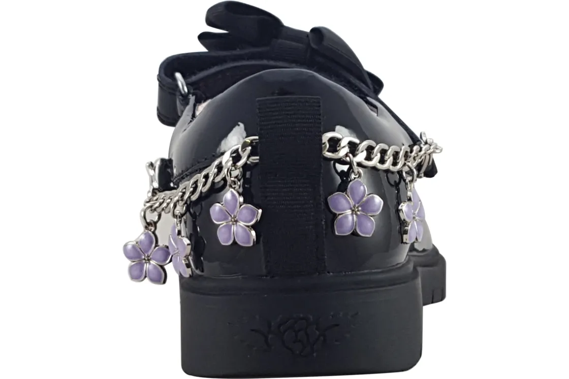 Lelli Kelly Junior Girls | Velcro<Anastasia Bracelet LK8522 Girls Leather Patent School Shoes