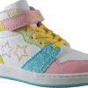 Lelli Kelly Velcro | Girls Boots<Anna Hi-Top LK2016 Black/Pink Girls Boots