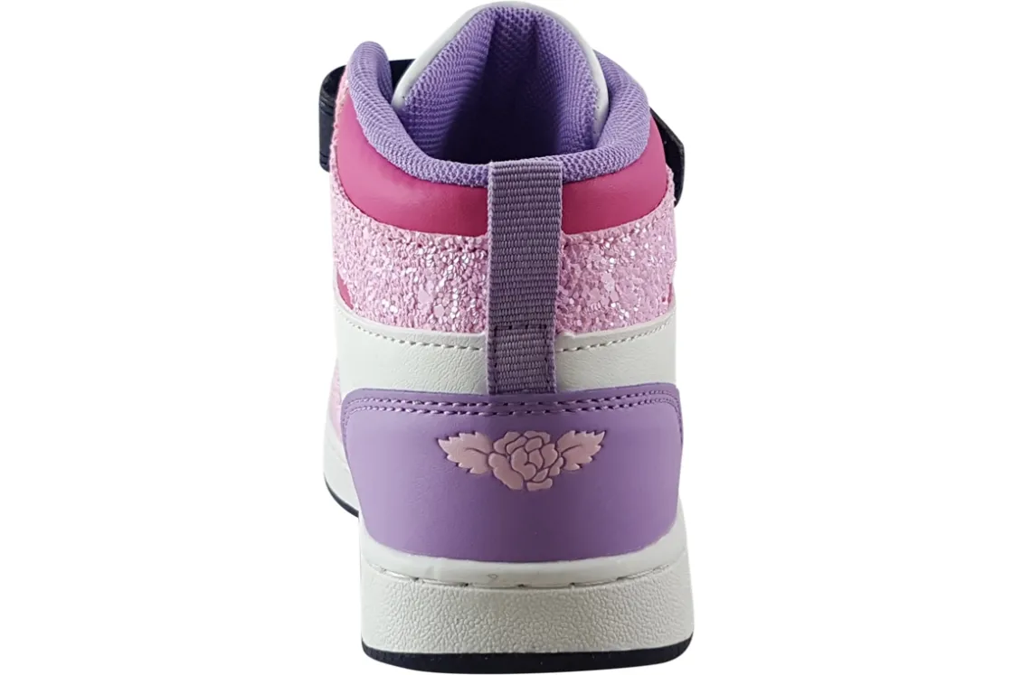 Lelli Kelly Velcro | Girls Boots<Anna Hi-Top LK2016 Black/Pink Girls Boots