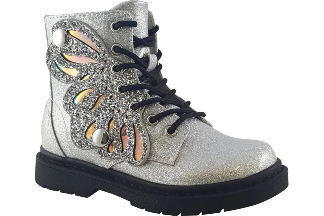Lelli Kelly Zip | Girls Boots<Butterfly Fairywing LK5544 Girls Boots