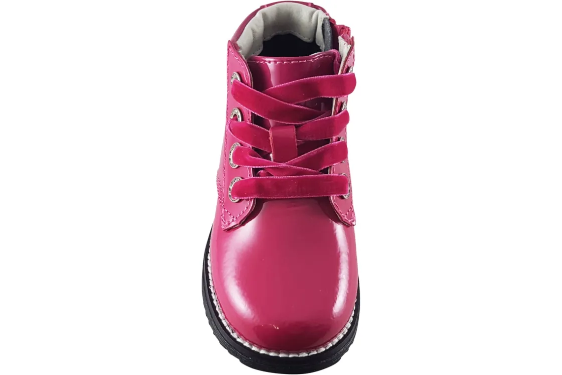 Lelli Kelly Zip | Girls Boots<Camille Baby LK3310 Girls Leather Patent Ankle Boots