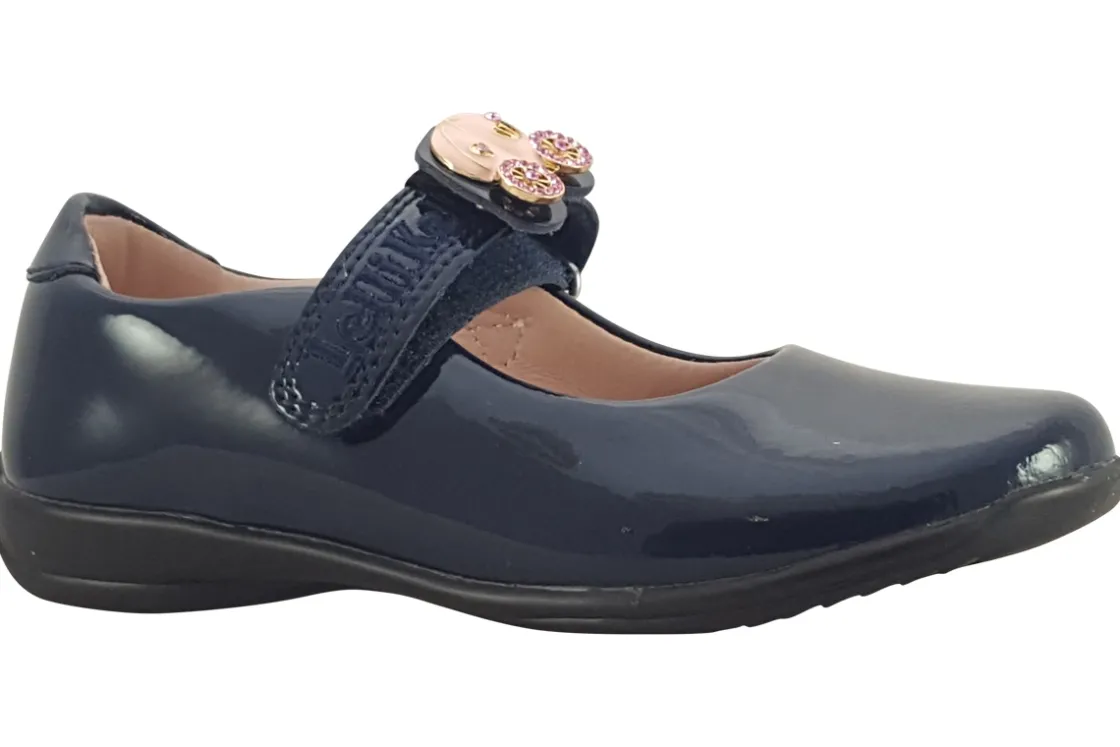 Lelli Kelly Junior Girls | Velcro<Carrie 2 SD LK8622 Girls Leather Patent School Shoes