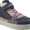 Lelli Kelly Velcro | Girls Boots<Gioiello Mid LK4412 Girls Black Gold Fashion Trainers