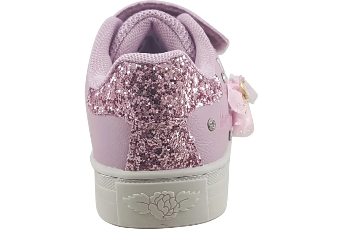 Lelli Kelly Velcro | Lights<Mille Stelle Lo LK4484 Girls Pink Fashion Trainers