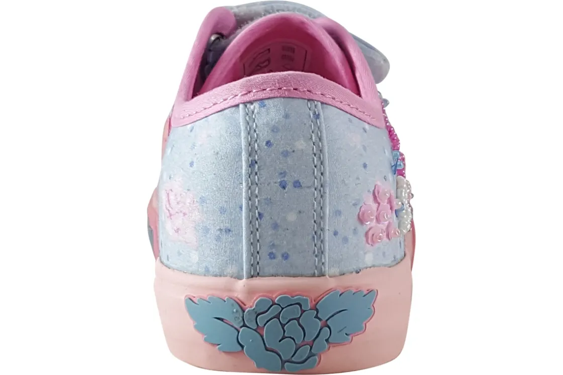 Lelli Kelly Velcro | Girls Shoes<Sirenetta Lo LK3480 Girls Canvas