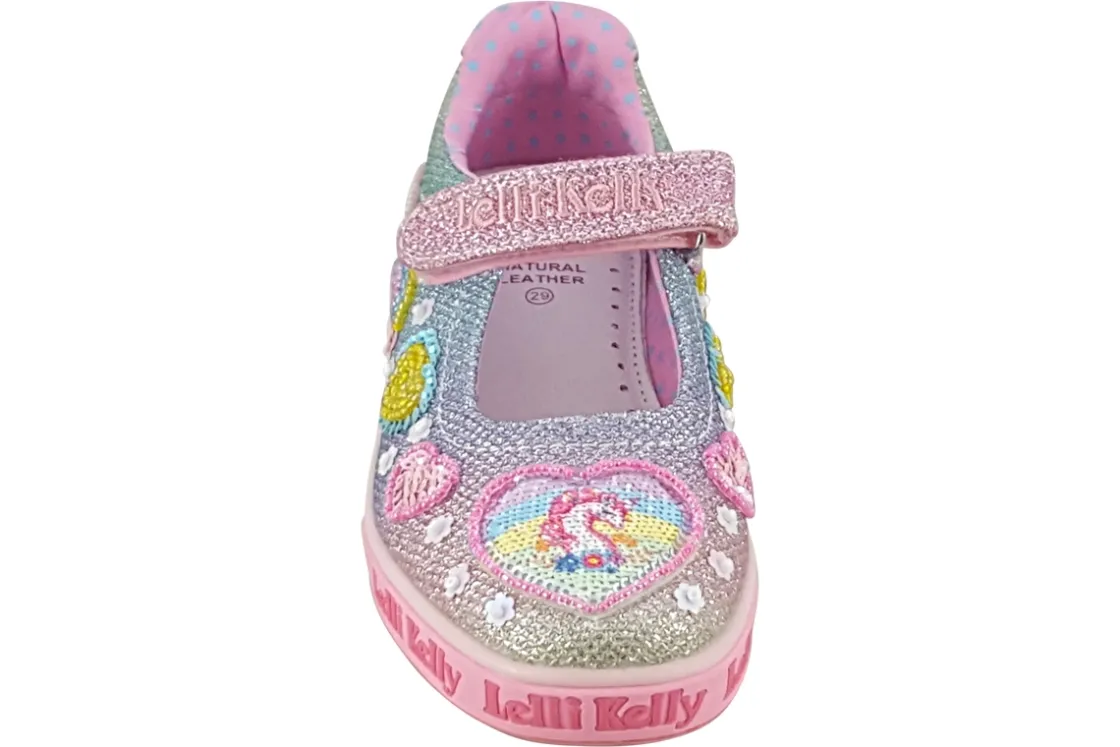 Lelli Kelly Velcro | Girls Shoes<Unicorn Dolly LK2035 Girls Shoes