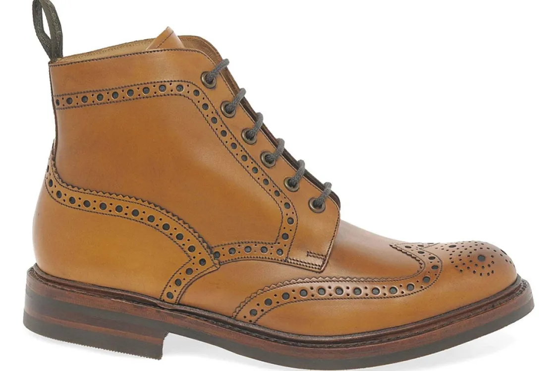 Loake Apron Toe | Brogues<Bedale Mens Handmade Leather Brogue Boots