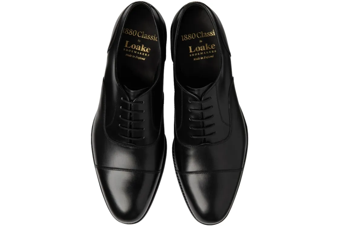 Loake Oxford Toe Cap | Mens Shoes<Stonegate Mens Leather Shoes