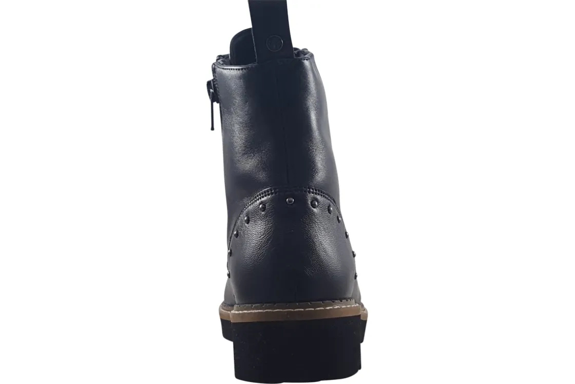 Women Lotus Womens Boots<Braxton ULB338 Womens Leather Ankle Boots