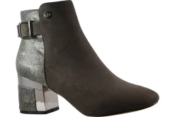 Women Lotus Womens Boots<Cassandra ULB291 Womens Suede Effect Ankle Boots