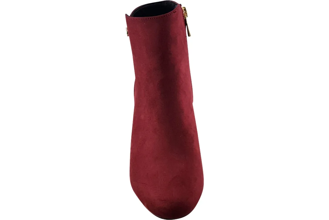 Women Lotus Womens Boots<Cassandra ULB291 Womens Suede Effect Ankle Boots