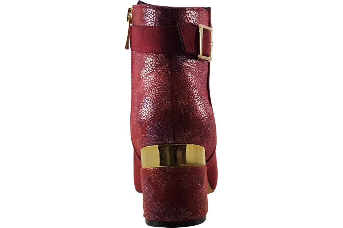 Women Lotus Womens Boots<Cassandra ULB291 Womens Suede Effect Ankle Boots