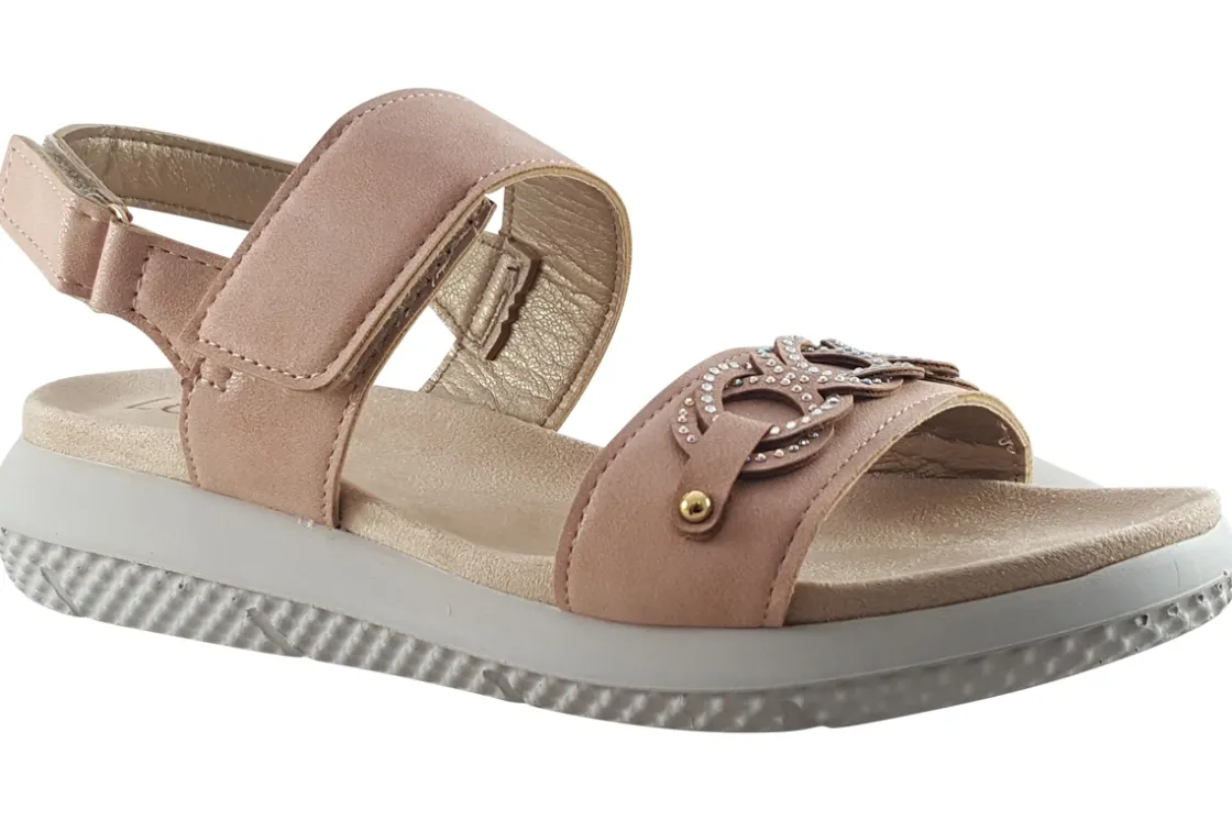 Women Lotus Womens Sandals<Pieve ULP295 Womens Suede Effect Sandals