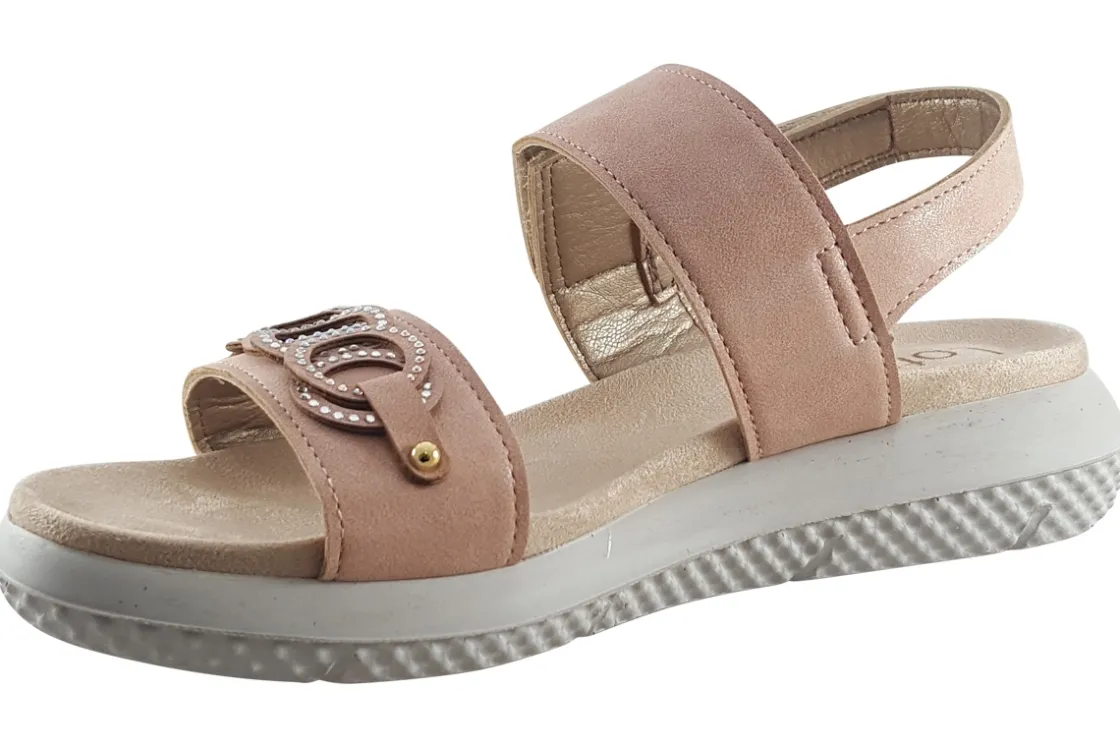Women Lotus Womens Sandals<Pieve ULP295 Womens Suede Effect Sandals