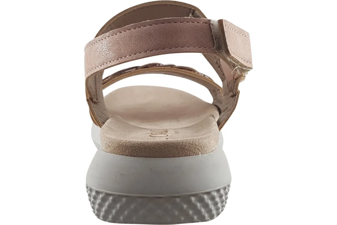 Women Lotus Womens Sandals<Pieve ULP295 Womens Suede Effect Sandals