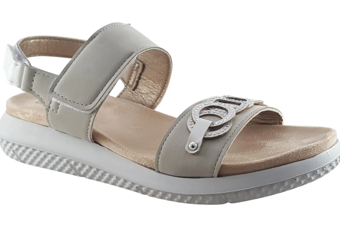 Women Lotus Womens Sandals<Pieve ULP295 Womens Suede Effect Sandals