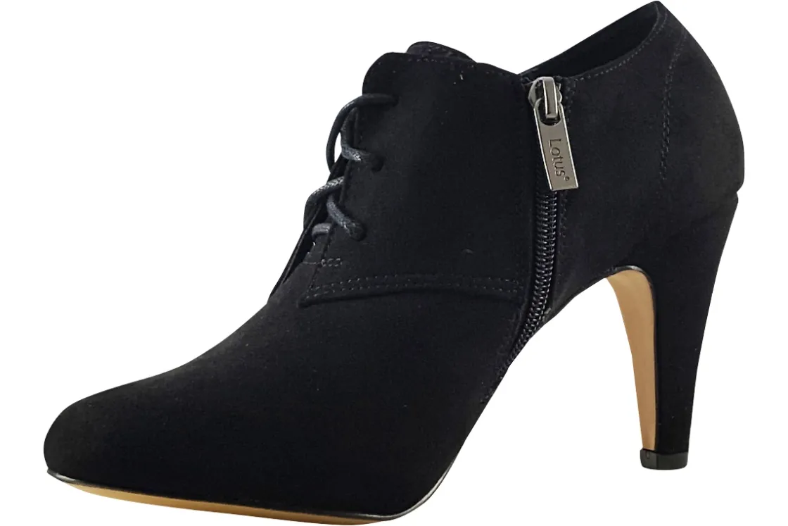 Women Lotus Womens Shoes<Sonia ULS341 Womens Suede Effect Shoes