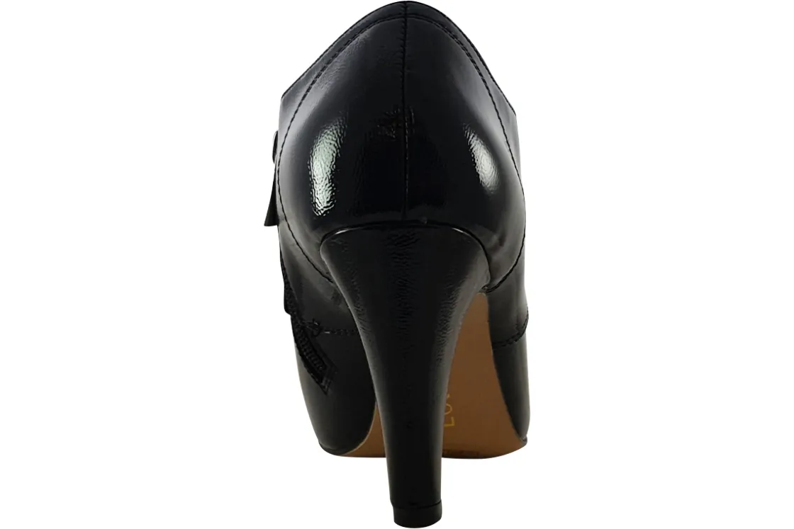 Women Lotus Womens Shoes<Sonia ULS341 Womens Suede Effect Shoes