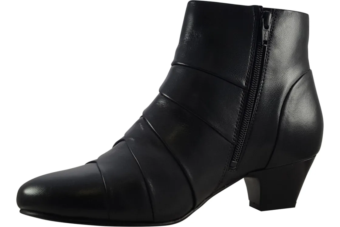 Women Lotus Womens Boots<Tara ULB169 Womens Leather Ankle Boots