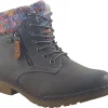 Women Lunar Womens Boots<Jalapeno GLB099 Womens Water Resistant Ankle Boots