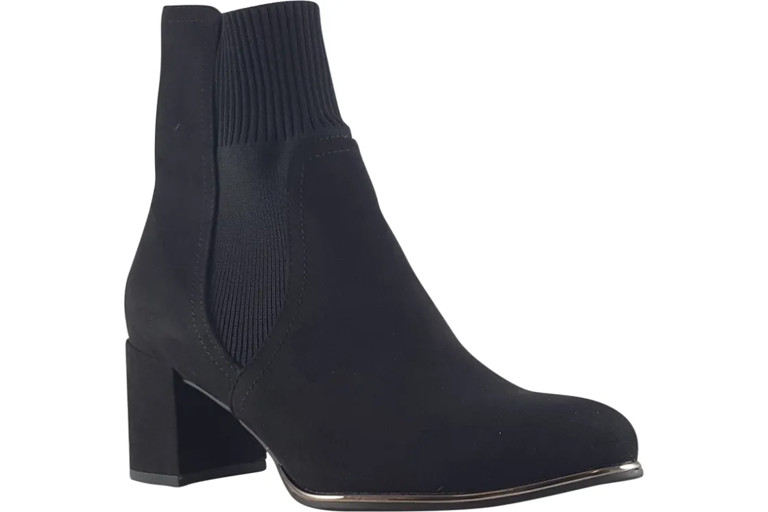 Women Marco Tozzi Womens Boots<Gander-2 25392-41 Womens Suede Effect Ankle Boots