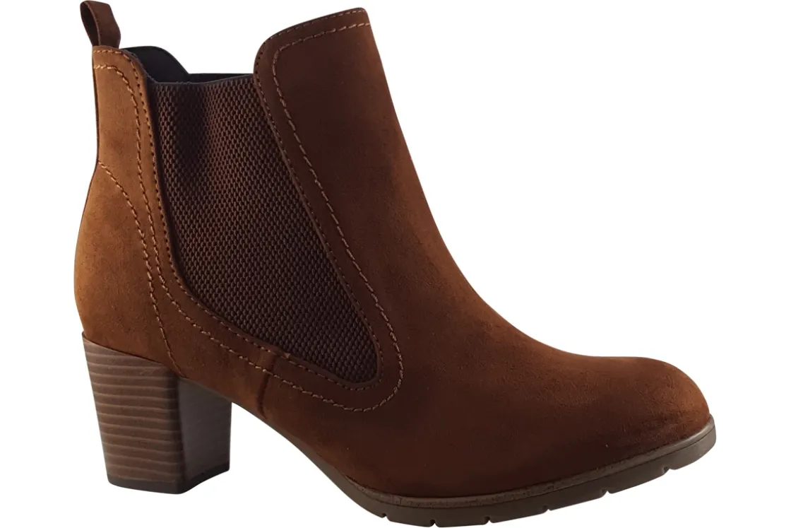 Women Marco Tozzi Womens Boots<Laura 3 25355-41 Womens Suede Effect Chelsea Boots