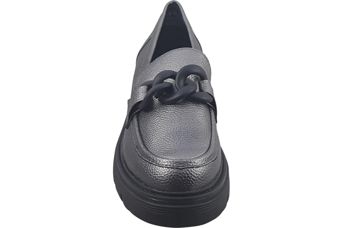 Women Marco Tozzi Senior Girls | Womens Shoes<Ross 3 24705-41 Black Womens Loafer Shoes