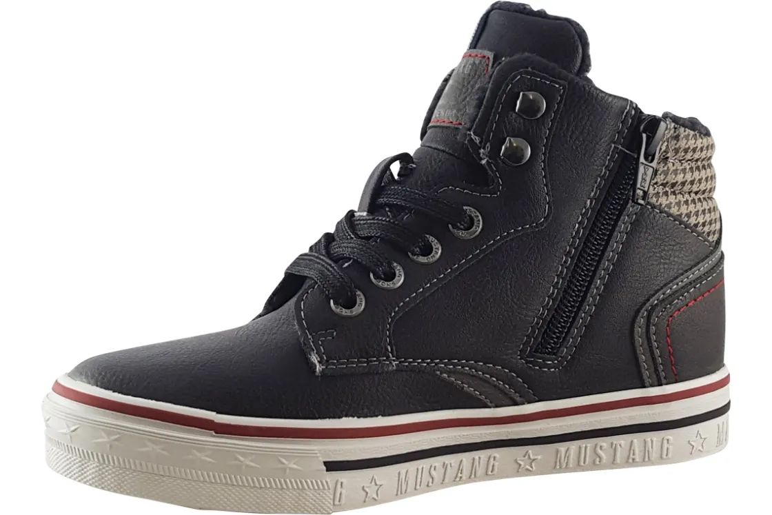 BOY Mustang Shoes Zip | Warm Lined<DJ 5056601 Boys Boots