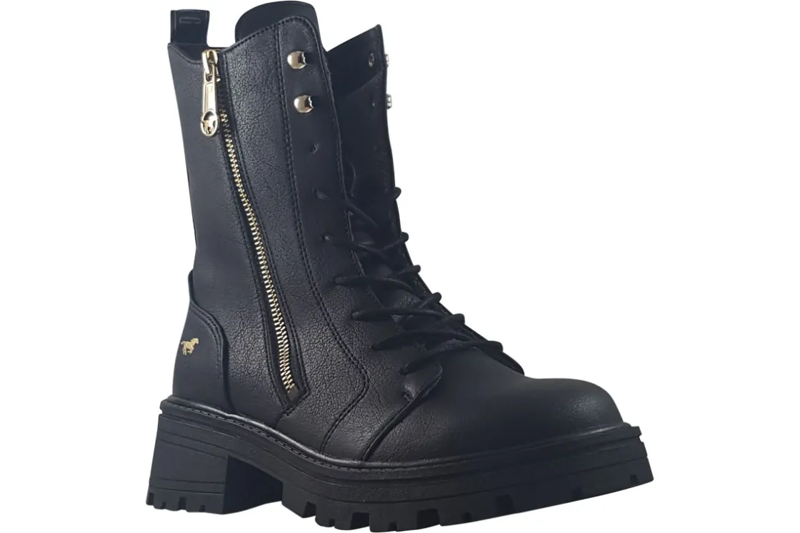 Women Mustang Shoes Womens Boots<Monk 1469502 Womens Ankle Boots