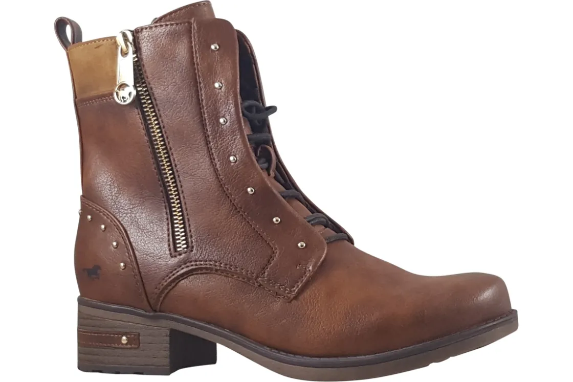 Women Mustang Shoes Womens Boots<Trophy 1229522 Womens Ankle Boots